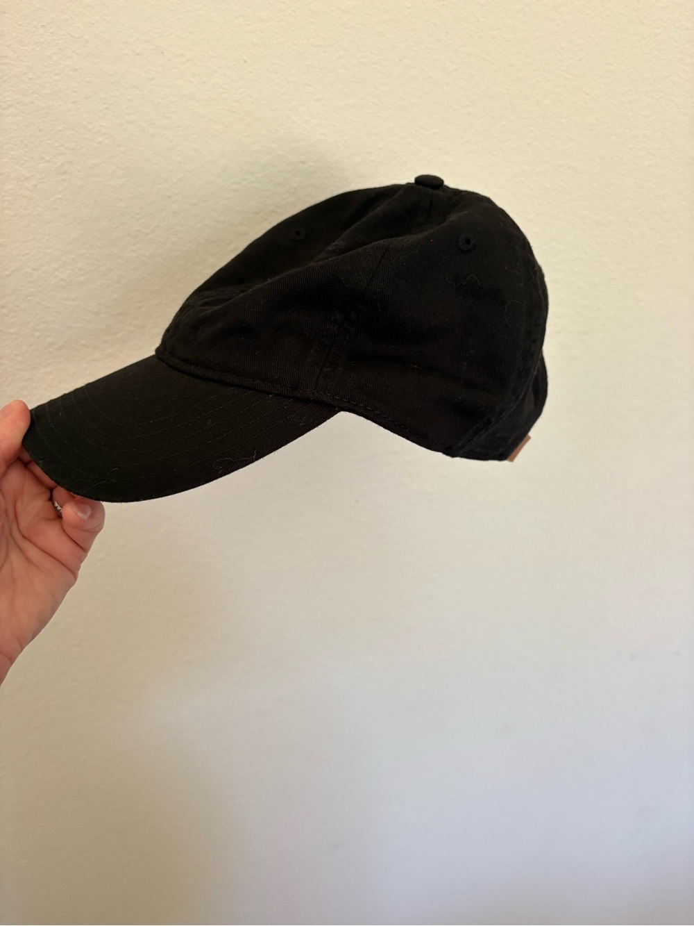Madewell Black Twill Baseball Cap